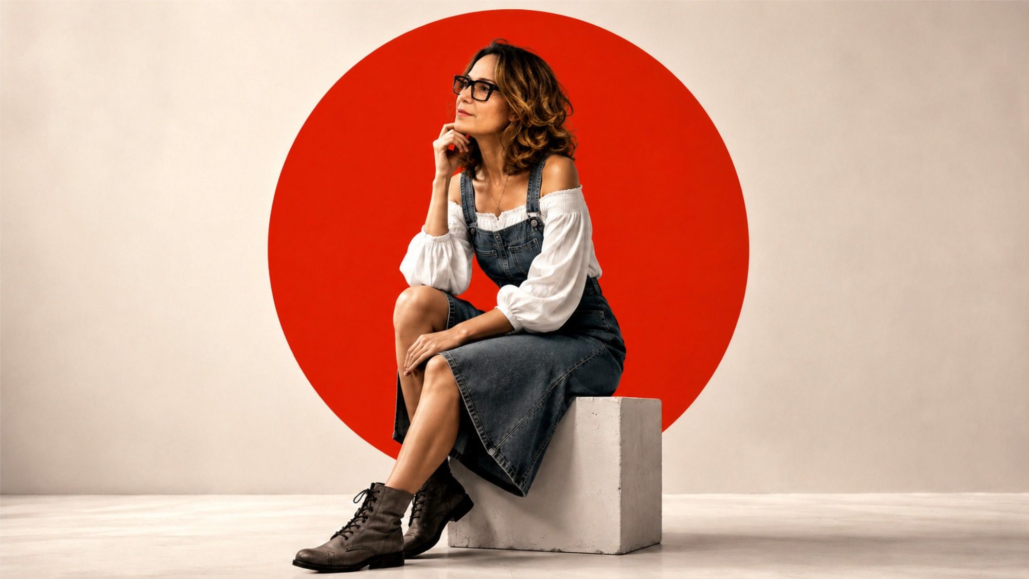 Punto rojo, fotografía de Agustín Espinosa