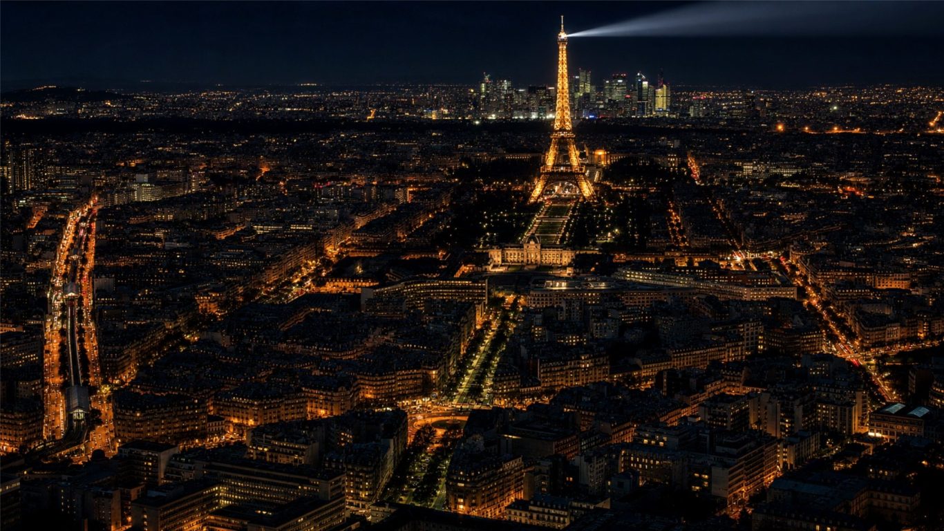 París de noche desde la Torre Montparnasse